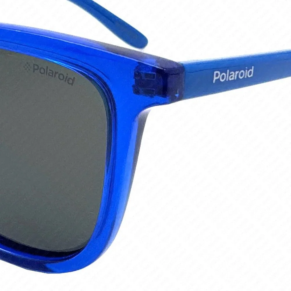 Polaroid Kids PLD8027/S PJP-M9 47mm Clear Blue Polarized Sunglasses